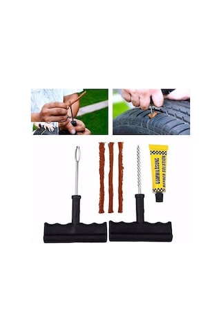 Lastik Tamir Fitil Seti Takım Tubeless-görsel Gibidir.