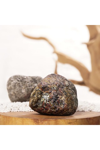 Lal Taşı Garnet Taşı Doğal Kütle