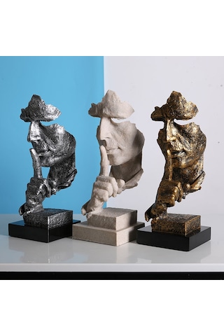 Yunboo Kuzey Avrupa Stili Retro Dekoratif Heykel, Ev Salonı/şarap Dolabı Vitrini Dekoru, Fotoğraf Jeketi - Ahşap Ve Reçine Malzeme İle Dayanıklı Tasarım Di