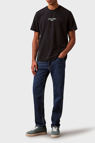 Calvin Klein Erkek T Shirt Lv04rb824g Cjm Lacivert Lacivert