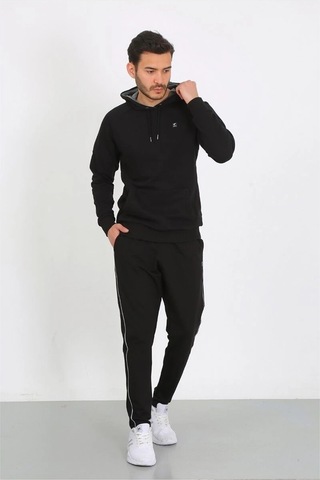 Joma Erkek Günlük Sweatshirt Hoody Limit 4241303 Siyah
