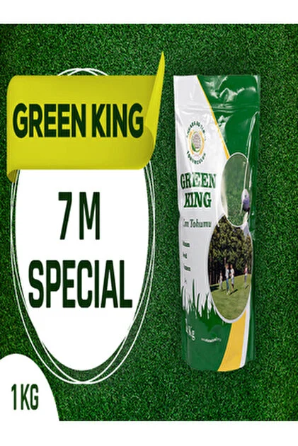 Green King 7 Li Karışım Çim Tohumu 1 Kg Paket 1 Paket