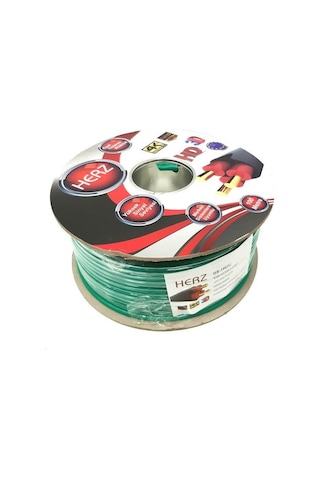 Herz Hr-1002G Rg6U4 Uydu Anten Kablosu 100 M Yeşil