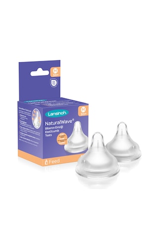 Lansinoh Natural Wave Biberon Ucu  Emziği Orta Akış
