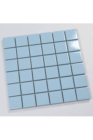 Vitra M5x5 Ral 2307015 Fileli Seramik Porselen Mozaik Açık Mavi 1 - K5056438