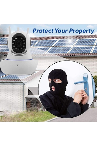 Akıllı Onvif Kamera Cctv Yy/Hd/Wifi/Ses Antenli Ev Güvenlik Kamer