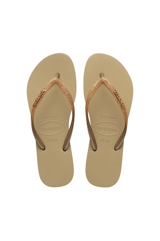 Havaianas Kids Slim Glitter Kadın Plaj Terliği 4146975 Dore Altın
