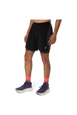 Asics Asıcs Road 2n1 7ın Short Erkek Siyah 2011d246-001 Siyah