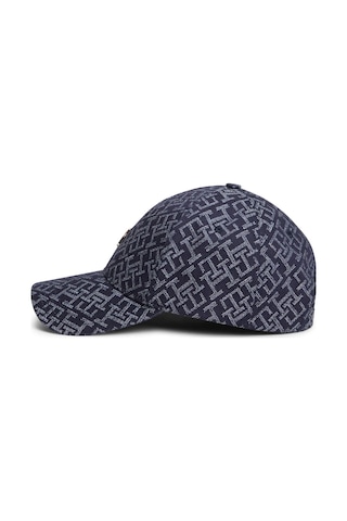 Tommy Hilfiger Th Monogram Jacq Cap Kadın Mavi Şapka - Aw0aw18331