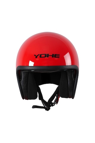 Yohe Motosiklet Kaskı 880-vespa-red-shıny Kırmızı