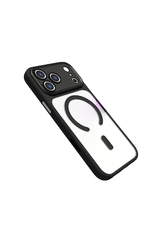 Joko Apple Uyumlu iPhone 17 Pro Hazar Magsafe Kapak - Siyah Siyah