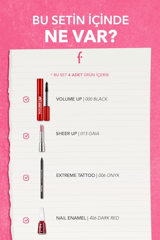 Flormar Valentine's Day Look 4 Lu Makyaj Seti SET274