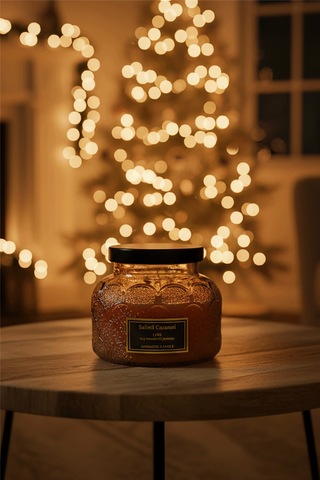 Tuzlu Karamel Aromatik Mum