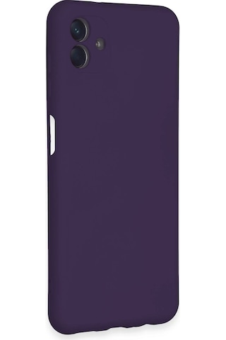 Gld-spt- Newface Samsung Uyumlu Galaxy A04e Kılıf Nano İçi Kadife Silikon - Mor