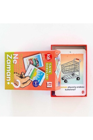 5N1K Konuşma Becerisine Destek ''Ne Zaman'' Kart Oyunu