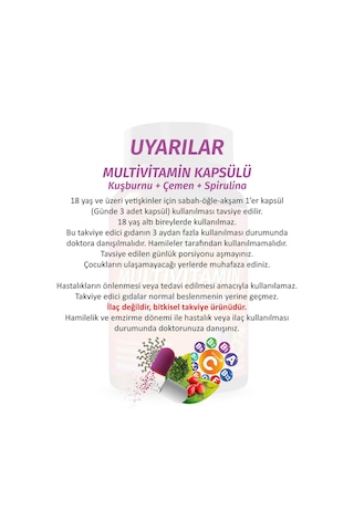 Gökçek Şifa Multivitamin 1000 MG 60 Kapsül