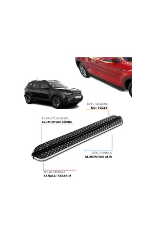 Renault Duster Uyumlu 2024 2025 2026 2027 Araca Özel Yan Basamak