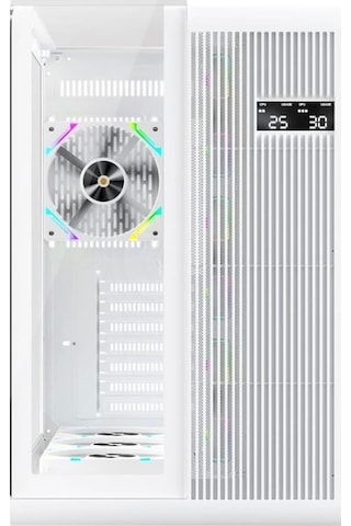 Ontech - 1st Player Rt7 Beyaz Dıgıtal 850w 80+ Gold Full Modüler 4x12cm Argb 3 Taraflı Temperli Cam