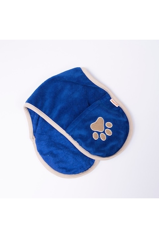 Navy Blue Lacivert Evcil Hayvan Kurulama Havlusu-köpek Kurulama Havlusu- Kedi Kurulama Havlusu