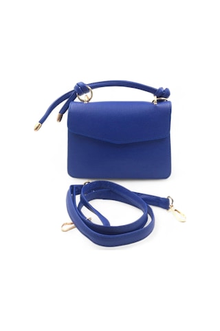 Melen Shoes Pouch Mavi Zarf Model 2 Bölmeli El Ve Omuz Çantası Çok Renkli