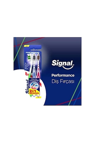 Signal Performans Etkin Diş Temizliği 2+1 Orta Diş Fırçası