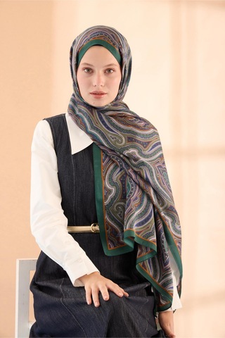 Silk Home Organik Şal 471001-04 Çok Renkli