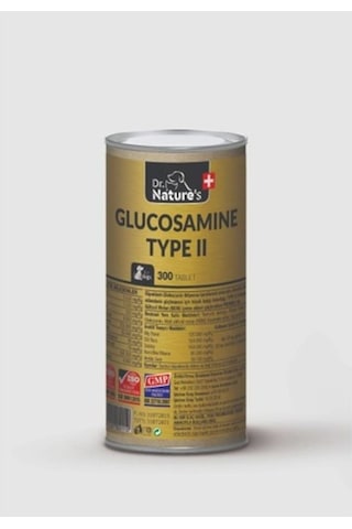 Dr. Nature's Dog Glucosamine Type II Eklem Destekleyici Köpek Besin Takviyesi 300 Tablet