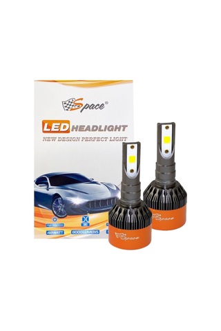 Led Far Ampulü Beyaz 48W 12V 8000Lm H4 Laam91