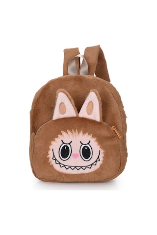 Youtek Yumuşak Çizgi Karakter Sırt Çantası - Renkli Ve Eğlenceli Çocuk Aksesuarı Haki