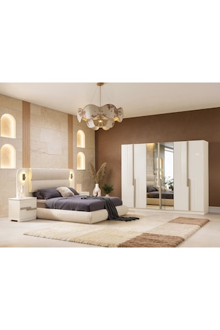 Kaş Mdf Bazalı Yatak Odası Takımı