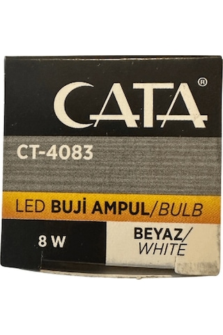Cata Ct-4083 8w 6400k Beyaz Led Buji Ampul E14 Duylu