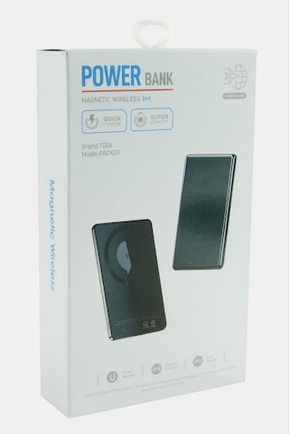 Cosmotex 11783930 - Yeşil Tg06 Mini Manyetik 5000 Mah Power Bank Taşınabilir Şarj Cihazı - Yeşil