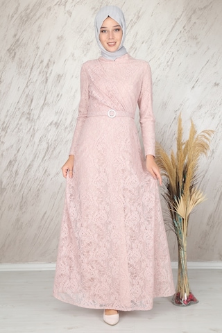 İbrahim Burak Etiler Collection Ahunisa Tanem Abiye Pudra 6525