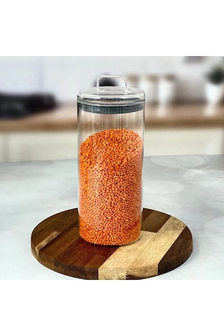 Arow Alize Borosilikat Cam Kavanoz 1500 Ml Çok Renkli