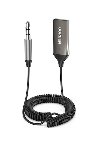 Ugreen 70601 3.5mm Aux Bluetooth 5.0 Alıcı Adaptör Araç Kiti