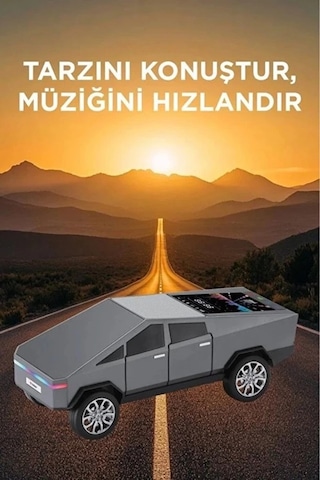 D68 Cyber Model Araba Tasarımlı Bluetooth Hoparlör 15w Güçlü Ses Rgb Led /tws/usb