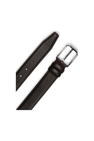 Mft Leather Hakiki Deri Erkek Kemer Desenli, 3,5 Cm, Kahve 9062 Kahve