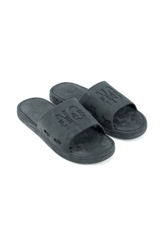 Gezer Yazlık Erkek No Fear Airblow Islak Zemine Uygun Günlük Ev Bahçe Havuz Terlik Siyah