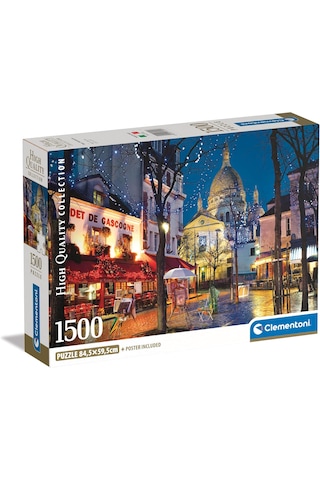 Clementoni 1500 Parça Paris, Montmartre Puzzle