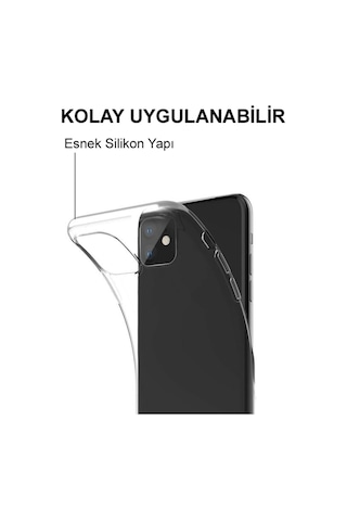 Apple Uyumlu iPhone 13 Mini Darbe Emici Antişok Kapak Atatürk Tasarımlı Şeffaf Silikon Kılıf