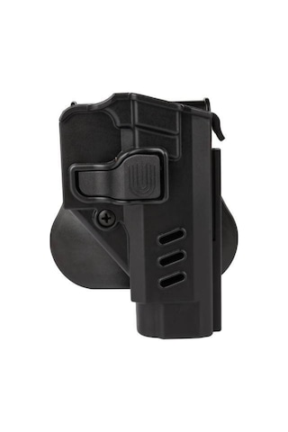 Black Grips Sarsılmaz P8l Uyumlu Şarjörlü Polimer Taktik Kılıf // Siyah Siyah