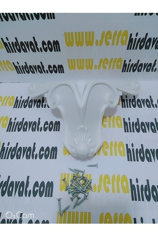 Serrahırdavat 12 Cm Aslan Ayak Desenli Beyaz (5 Adet Gönderilir)