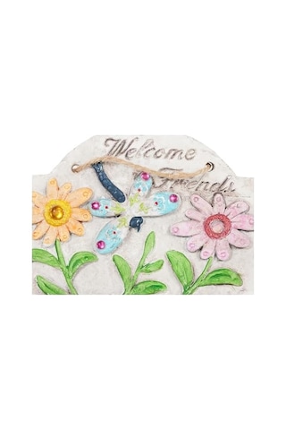 Asılabilir Balkon Ve Bahçe Süsü, Hoşgeldin Arkadaşım Yazılı