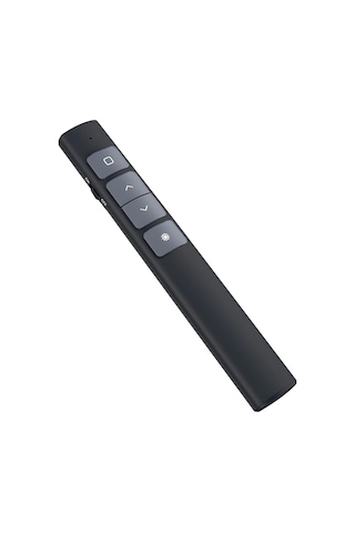 Ekranlı Şarjlı Lazer Sunum Kumandası Şarj Göstergeli Lazer Powerpoint Laser Pointer Slayt Atlatıcı
