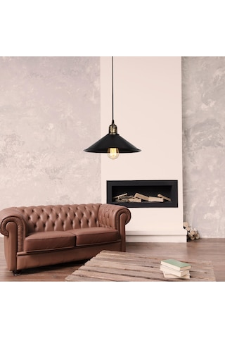 Büyük Maya Tekli Antik Sarkıt Siyah