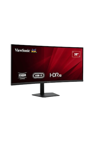 Viewsonic Va3820c 37.5" 75hz 5ms Hdmı+dp+usb-c Uwqhd+ Ips Curved Vesa Monitör