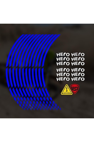 Hero X pulse 200 - 200 T- 4V Neon Blue jant şerit