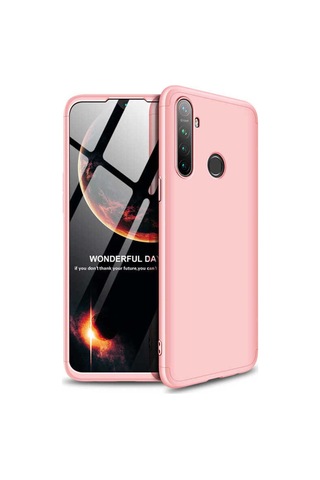 Realme 5 Kılıf Zore Ays Kapak Rose Gold