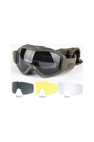 Evolite Balistik Protector Goggles - Haki Mıl-prf Çok Renkli
