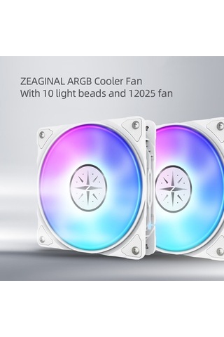Didadodo Zeagınal 120mm Rgb Hidrolik Yataklı Soğutucu Fan - Sessiz, Yüksek Hava Akışı Sürdürülebilir Performans